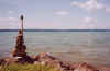 RocksOnTorchLake.jpg (119318 bytes)